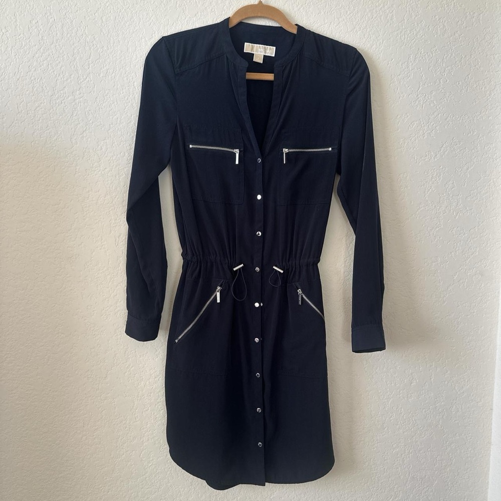 MICHAEL Michael Kors Black Long Sleeve Dress